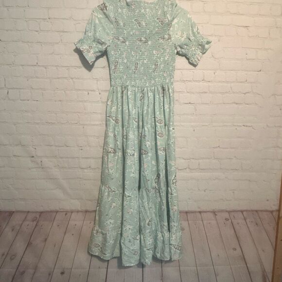 SundayUp Women’s Smocked Maxi Dress – Size M 🌿👗 - Picture 2 of 2